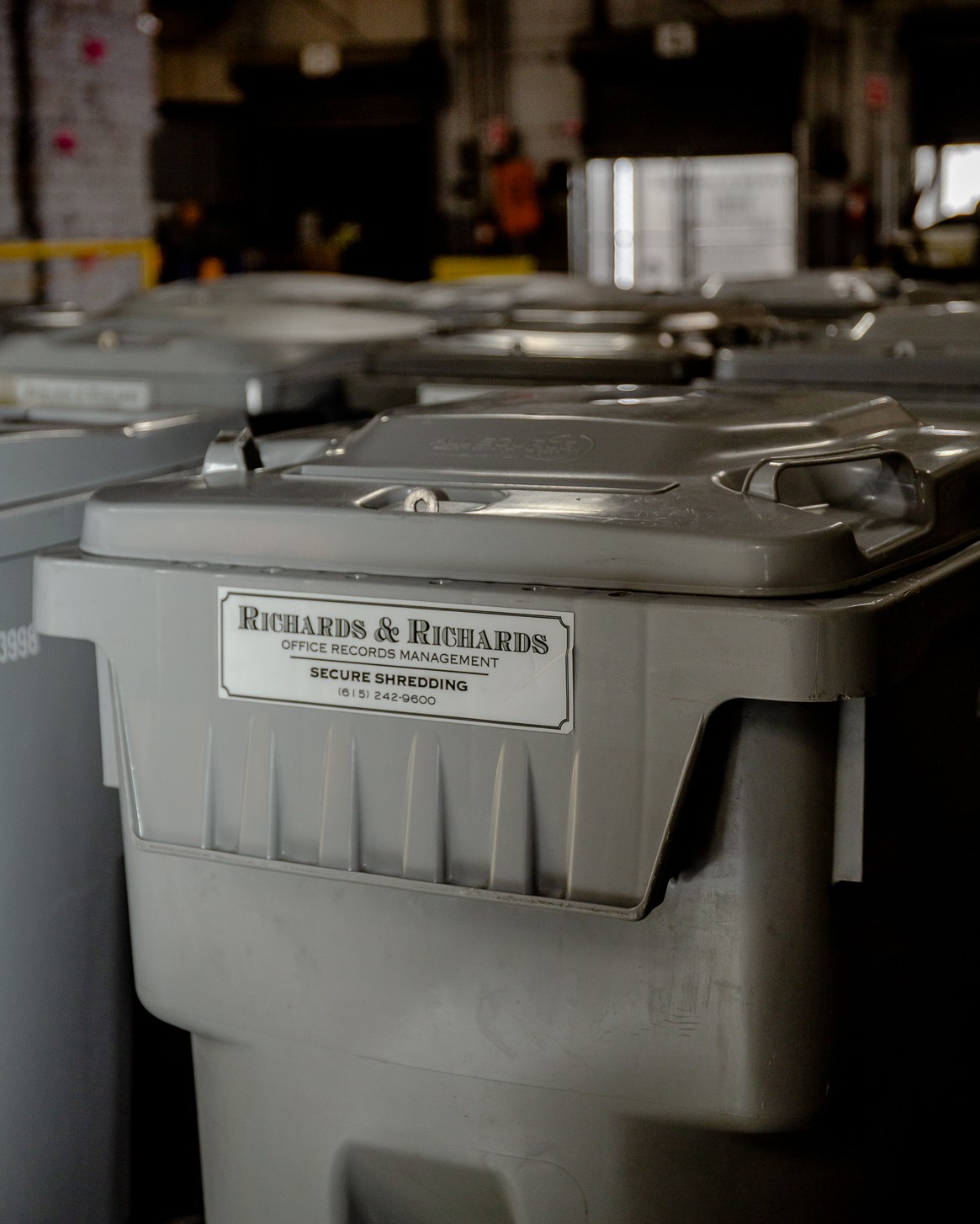 Collection-Service_Bins A richards and Richards mobile shredding unit